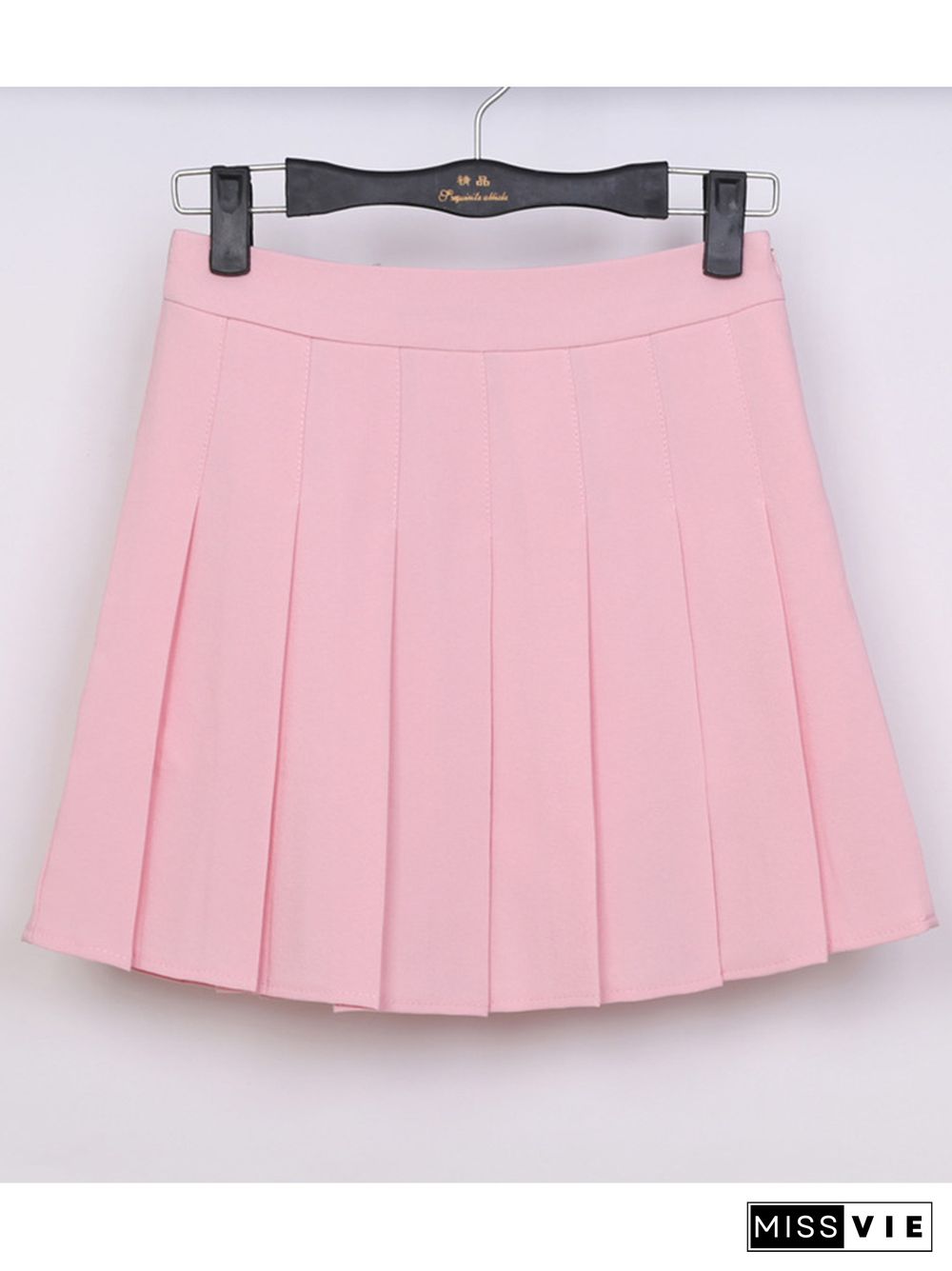 New Spring High Waist Ball Pleated Skirts Harajuku Denim Skirts Solid A-line Sailor Skirt Japanese School Uniform