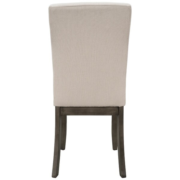 Wood Dining Chair Upholstered Dining Chairs，Set of 4