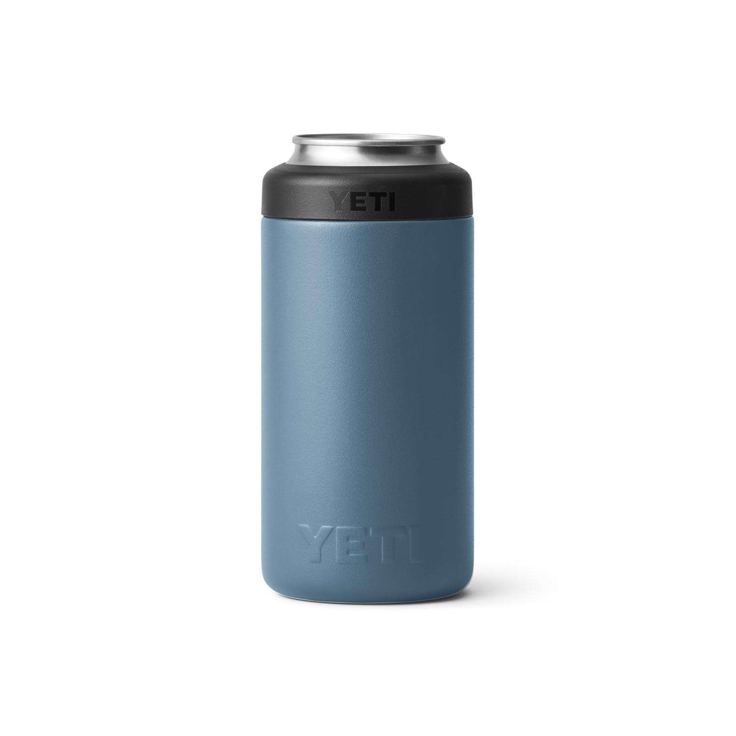 YETI Rambler 16 oz Colster Nordic Blue BPA Free Tall Can Insulator