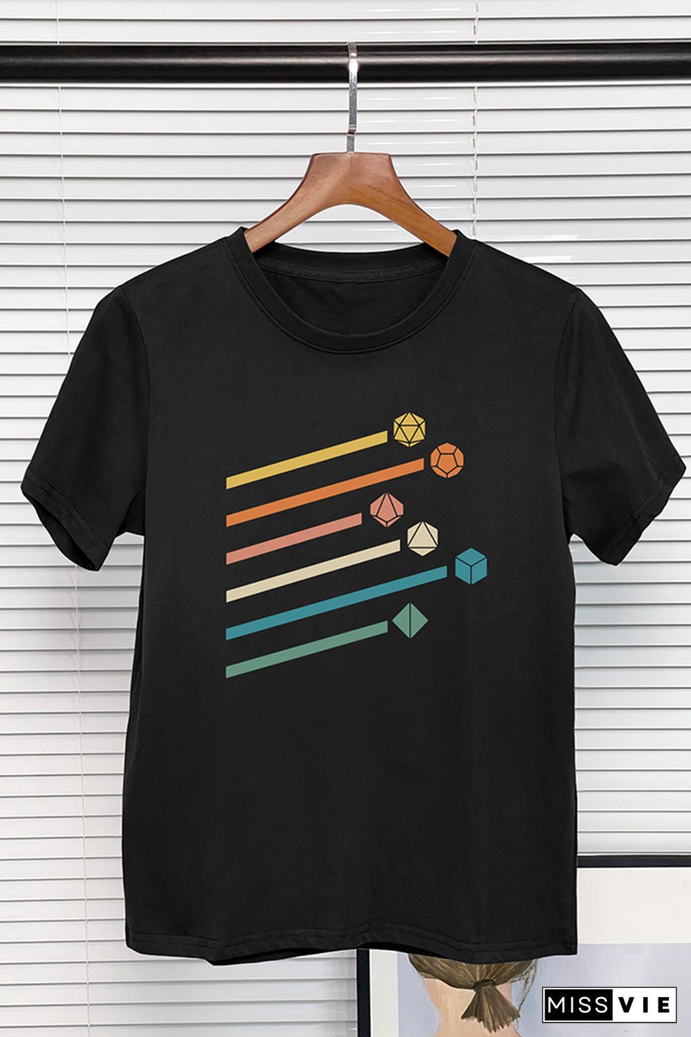 Vintage DnD Dice Lovers Graphic Tee