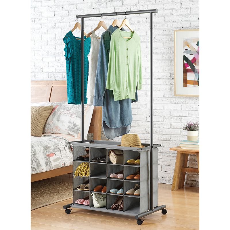 Whitmor 16 Cubby Garment Rack