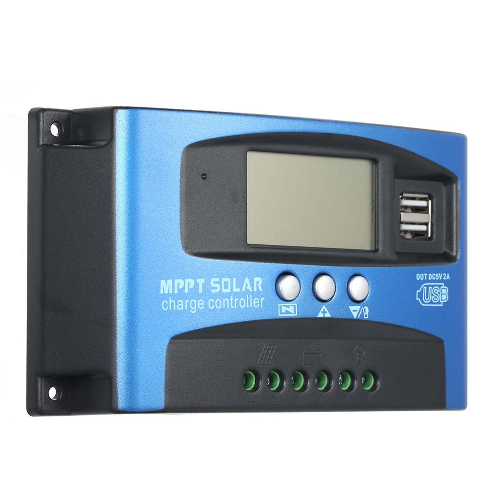 50a 50a Mppt Solar Charge Controller Dual Usb Lcd Display Auto Solar Cell Panel Charger Regulator