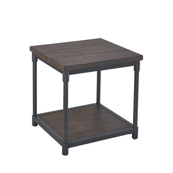 Carbon Loft Pattison Smokey Oak End Table