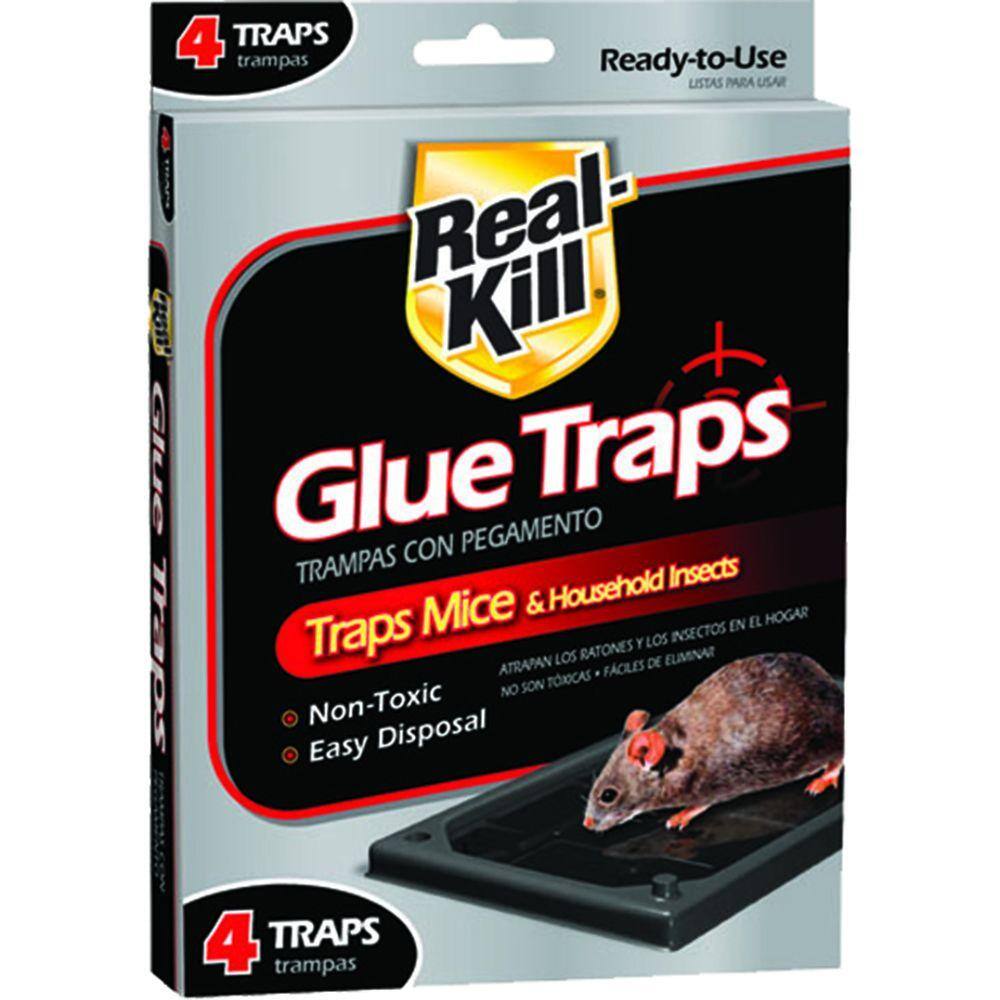 Real-Kill Mouse Glue Traps (4-Count) HG-10095-4