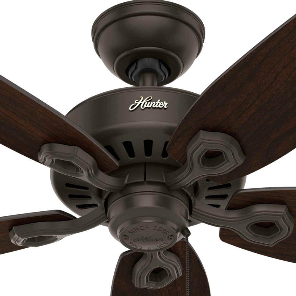 Hunter Builder Elite 52 in IndoorOutdoor New Bronze Ceiling Fan with Remote