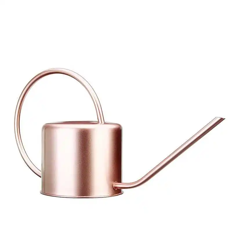 Metal Round Watering Can Galvanized Steel Water Can Galvanized Simple Metal Water Can creative vintage water cane garden