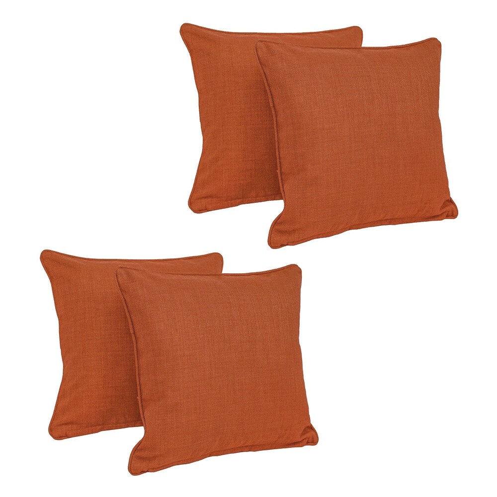 Blazing Needles 18 inch Accent Throw Pillows (Set of 4)