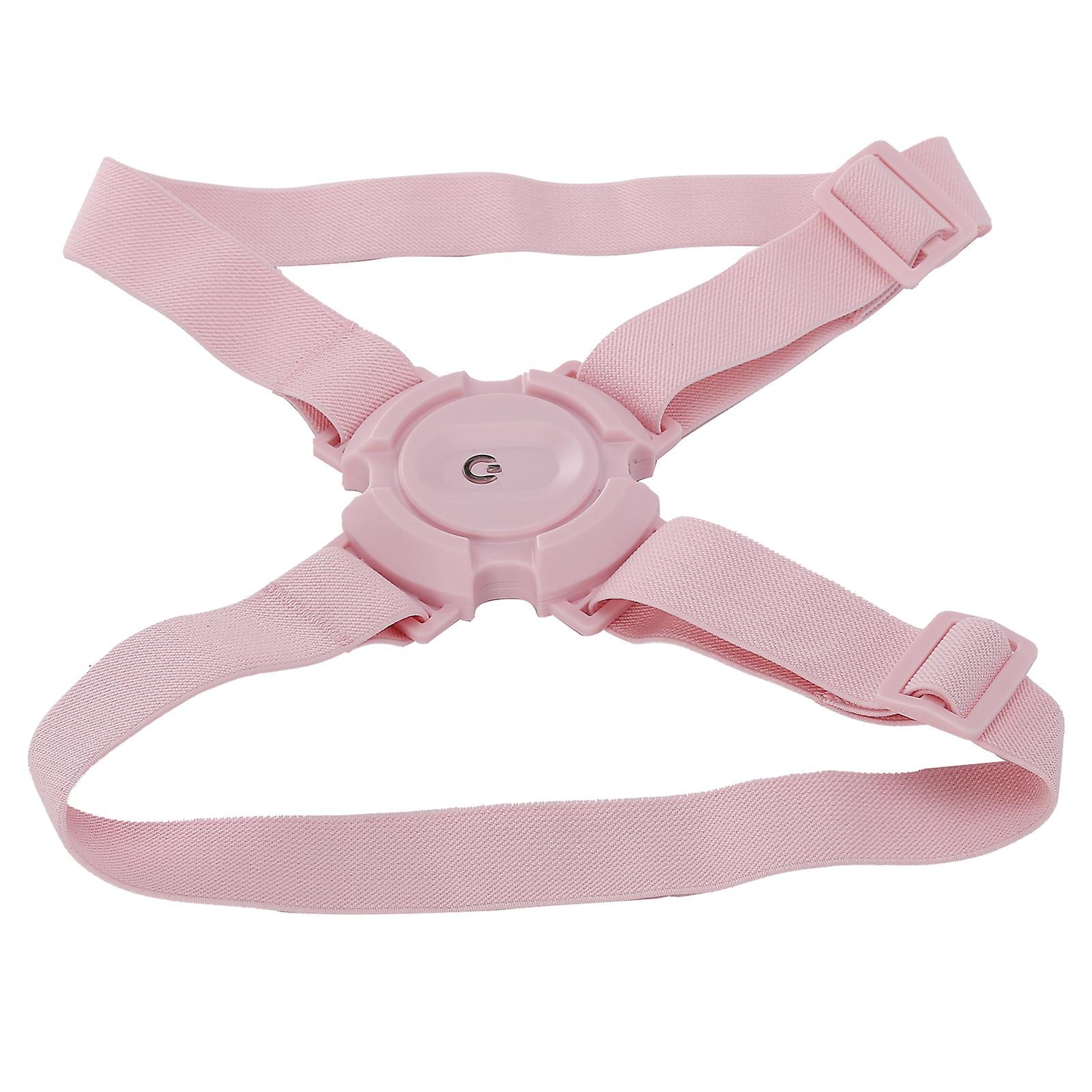 Intelligent Posture Corrector Adjustable Electric Posture Trainer With Smart Sensor For Adults Children Pink