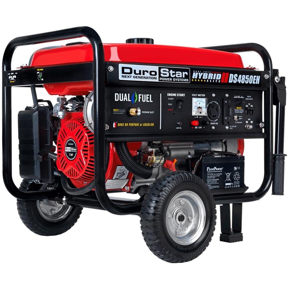 4850-Watt Dual Fuel Hybrid Portable Generator ;