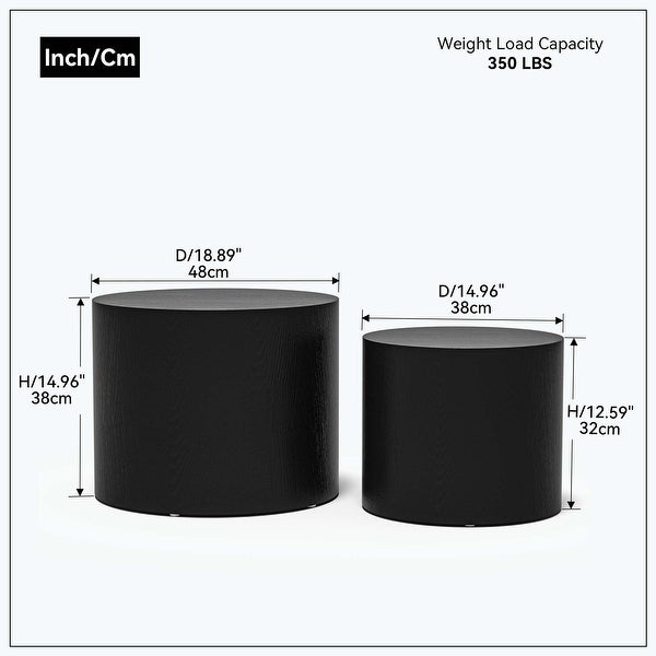 Round Shape Side Table set of 2