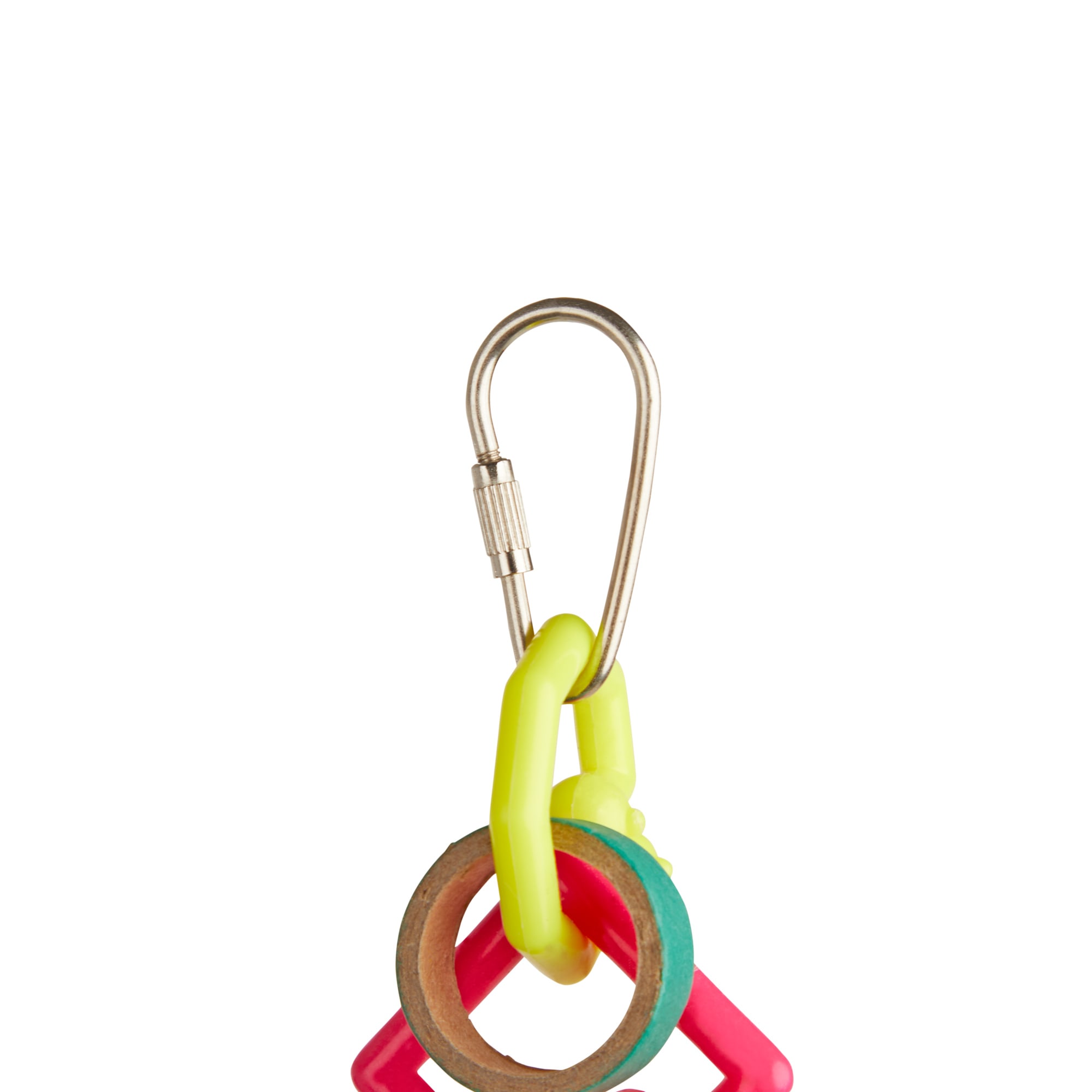 You  Me Ring In The Fun Chewing Assorted Bird Toy， Small