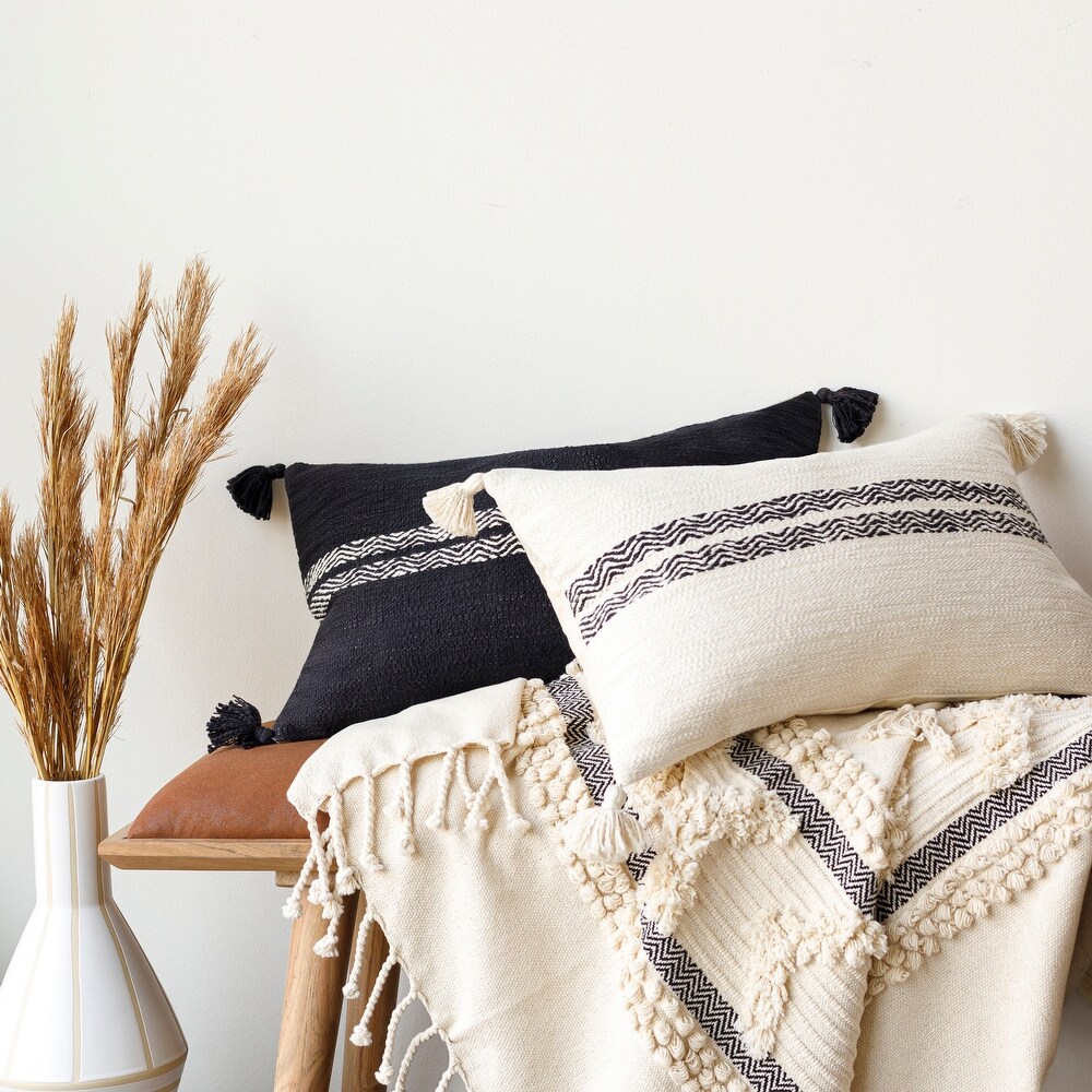 Bianca Accent Stripe Cottage Throw Pillow