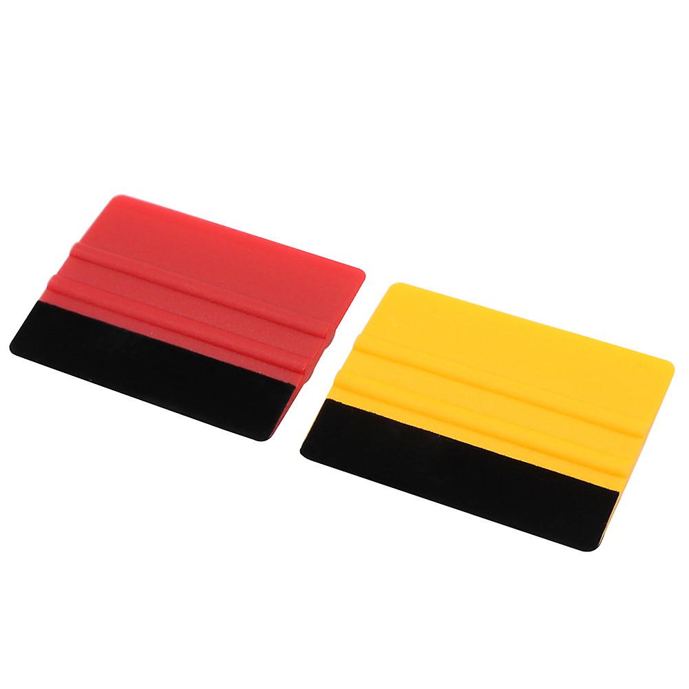 Squeegee Car Wrapping Applicator Tool For Car Vinyl Wrap Window Tint Wallpaper Decal Sticker Installation Yellow