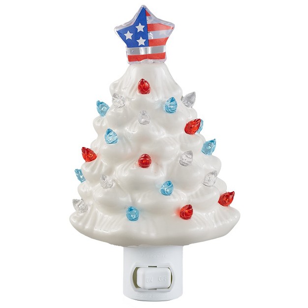 The Lakeside Collection Patriotic Retro Night Lights 4th Of July D cor