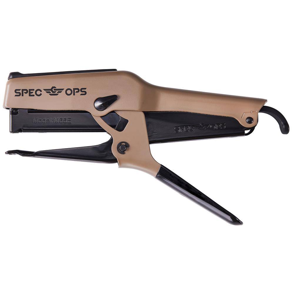 SPEC OPS Elite Duty Packaging Plier Stapler 716 in. Crown 14 in.-38 in. Leg Length Staples M66E