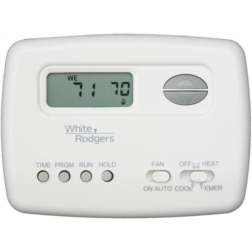 White Rodgers 5-2 Day 2-Stage Programmable Heat Pump Thermostat 1F72-151