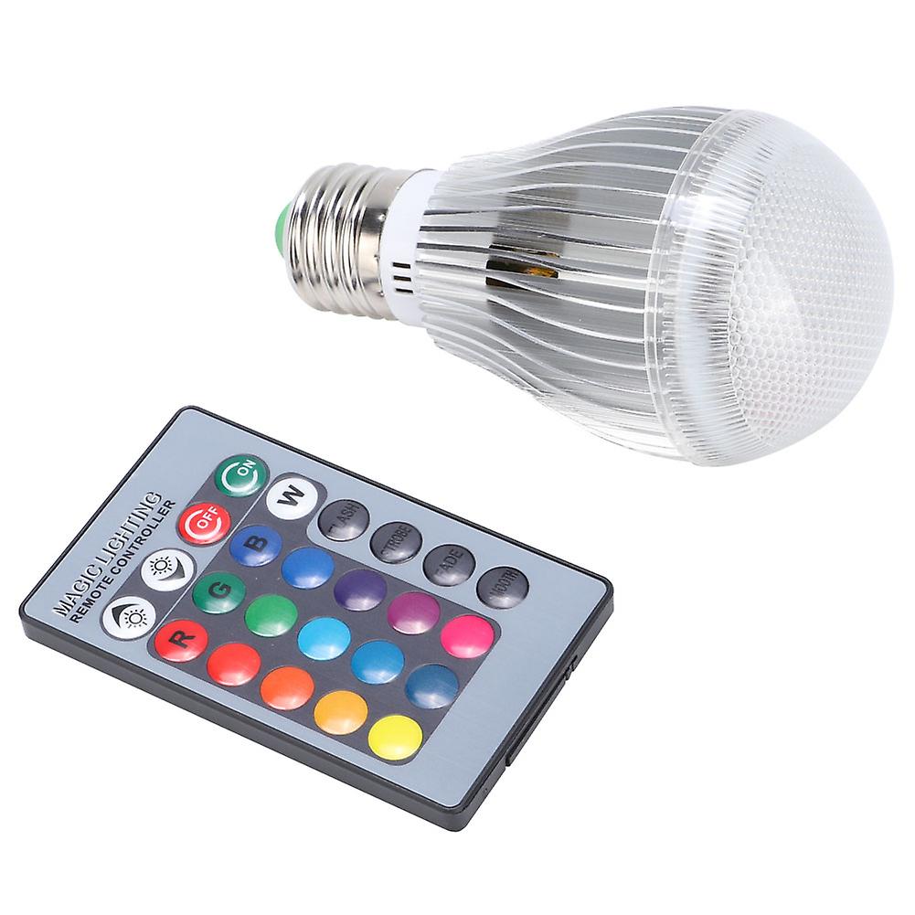 AC85-265V 10W E27 RGBW LED Light Bulb Colorful Decorating Lamp with Remote Control