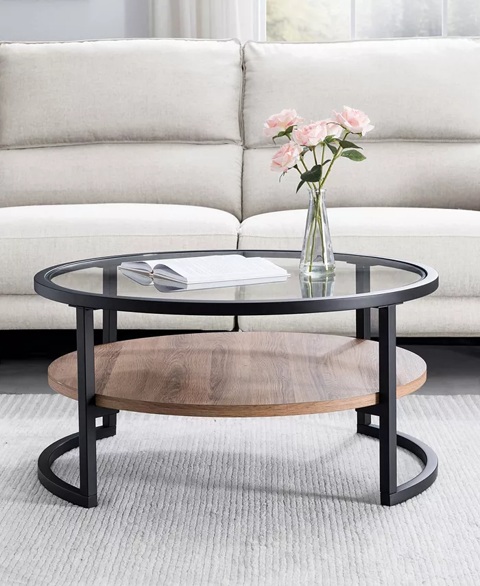 Hudson and Canal Winston 34.75 Round Coffee Table