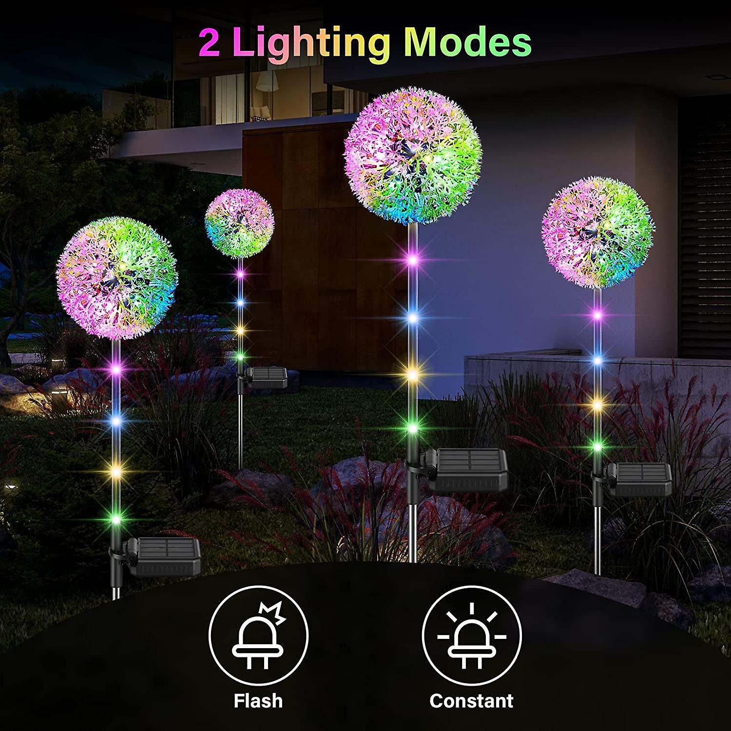 2 Pack 36 Led Solar Garden Lights