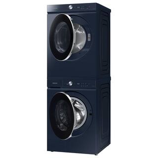  Bespoke 5.3 cu. ft. Ultra-Capacity Smart Front Load Washer in Brushed Navy with AI OptiWash and Auto Dispense WF53BB8900AD