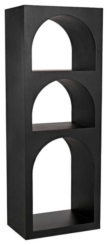 NOIR Furniture   Aqueduct Bookcase  A  Black Metal   GBCS240MTB A   Transitional   Bookcases   by GwG Outlet  Houzz