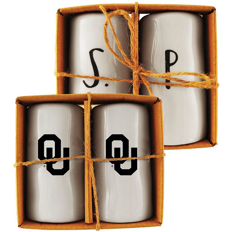 Oklahoma Sooners Artisan Salt and Pepper Shakers