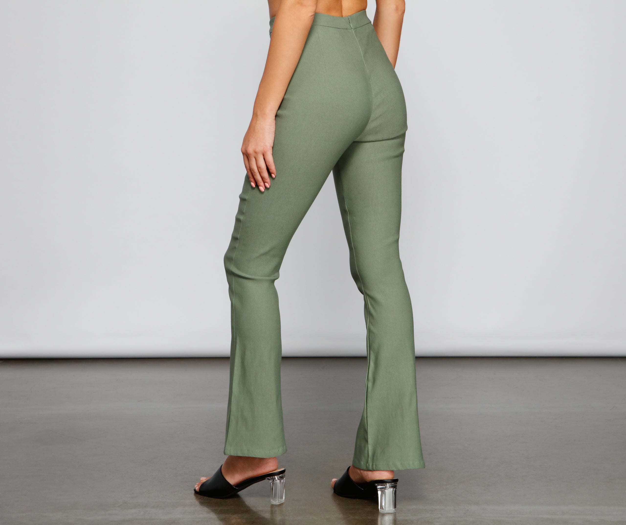 Chic Vibes High Waist Bootcut Pants