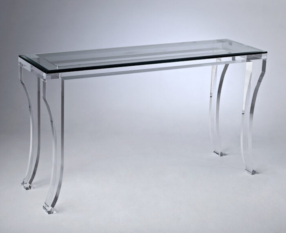 Tuscany Acrylic Console   Contemporary   Console Tables   by GUSTO DESIGN COLLECTION  Houzz