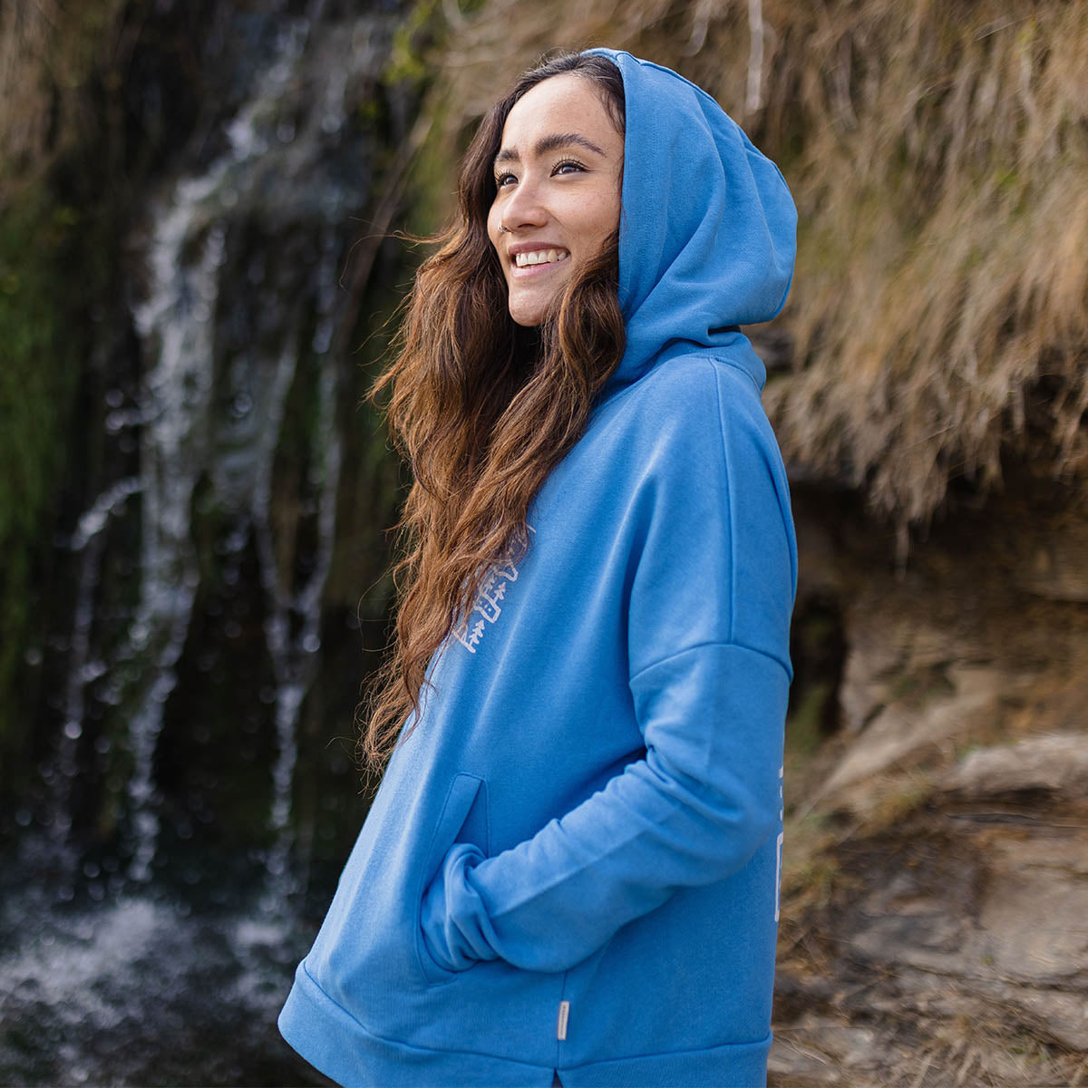 Days Like These Hemp Hoodie - Soft Cobalt