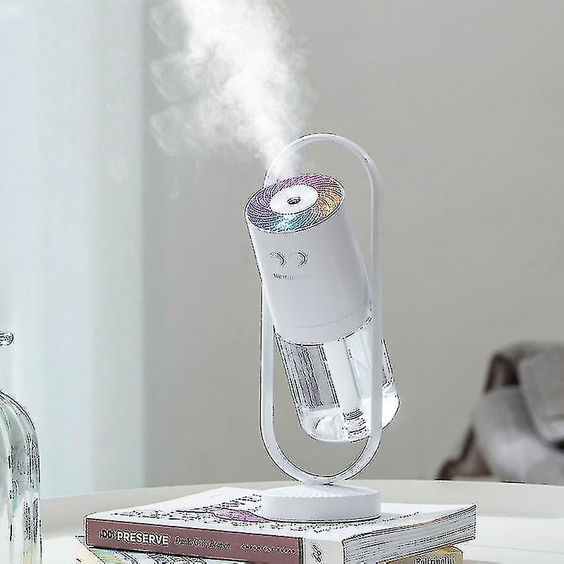 Multifunctional Portable Humidifier Wireless 360 Rotating Water Replenishing Atomization Usb Charging Projection Lamp Aespa