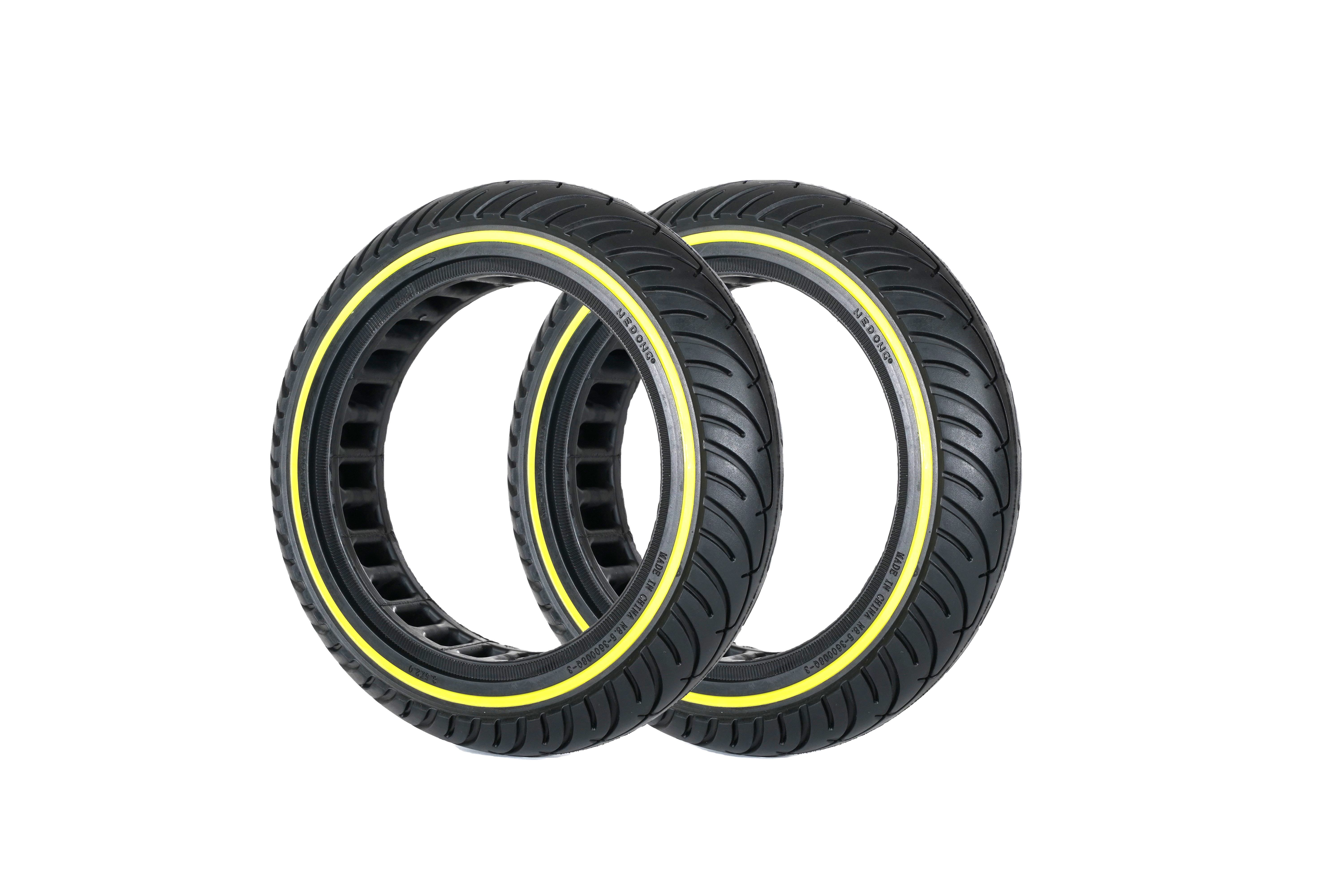 Nedong New color 8.5x2.0 airless scooter tires fluorescent honeycomb tires high elastic and soft for Xiaomi m365/pro1/2