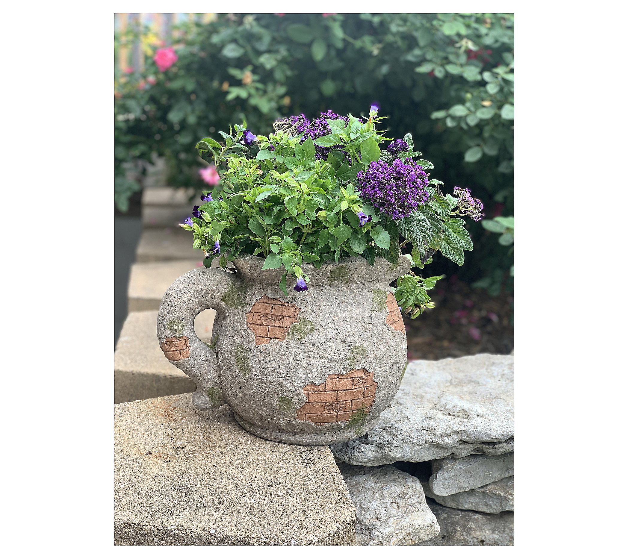 RCS Gifts Planter Stone Pitcher