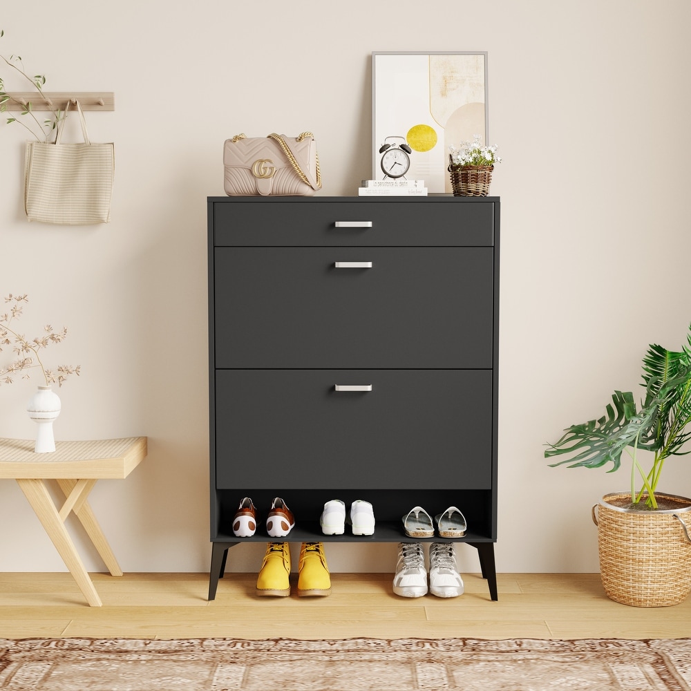 Entrance shoe cabinet