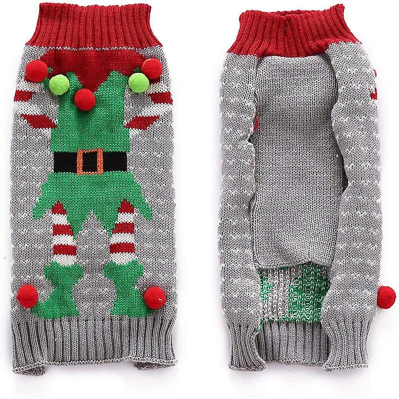 Stylish christmas pullover dog sweater