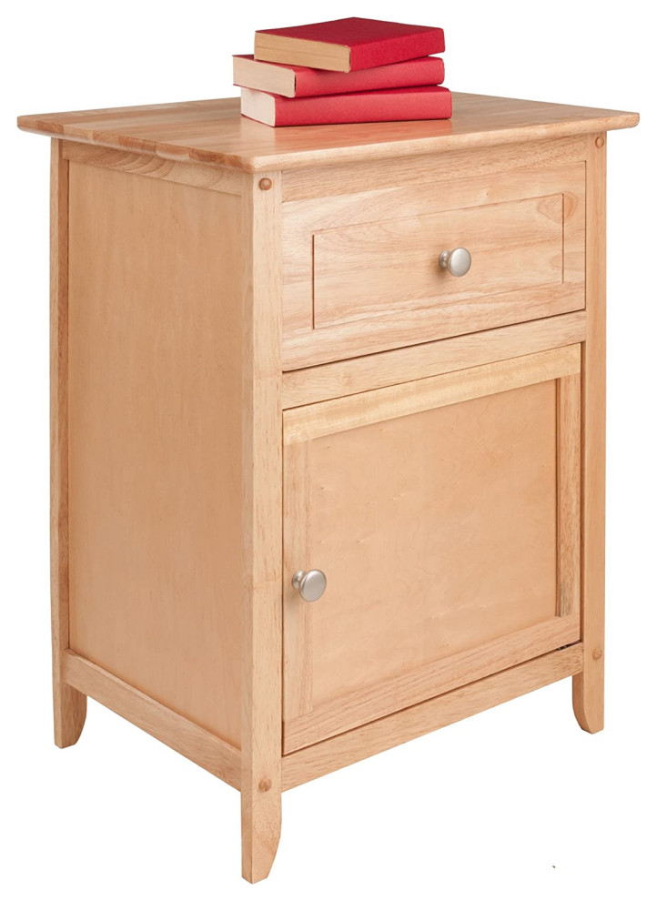 Winsome Wood Natural Beechwood End/Accent Table  Pack of 2   Transitional   Side Tables And End Tables   by VirVentures  Houzz