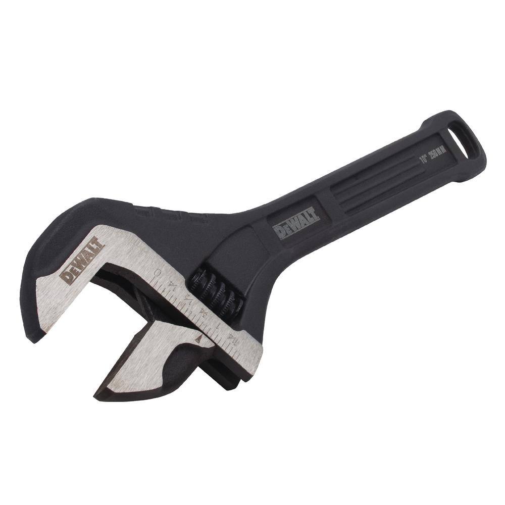 DW 10 in. Steel Adjustable Wrench DWHT80268