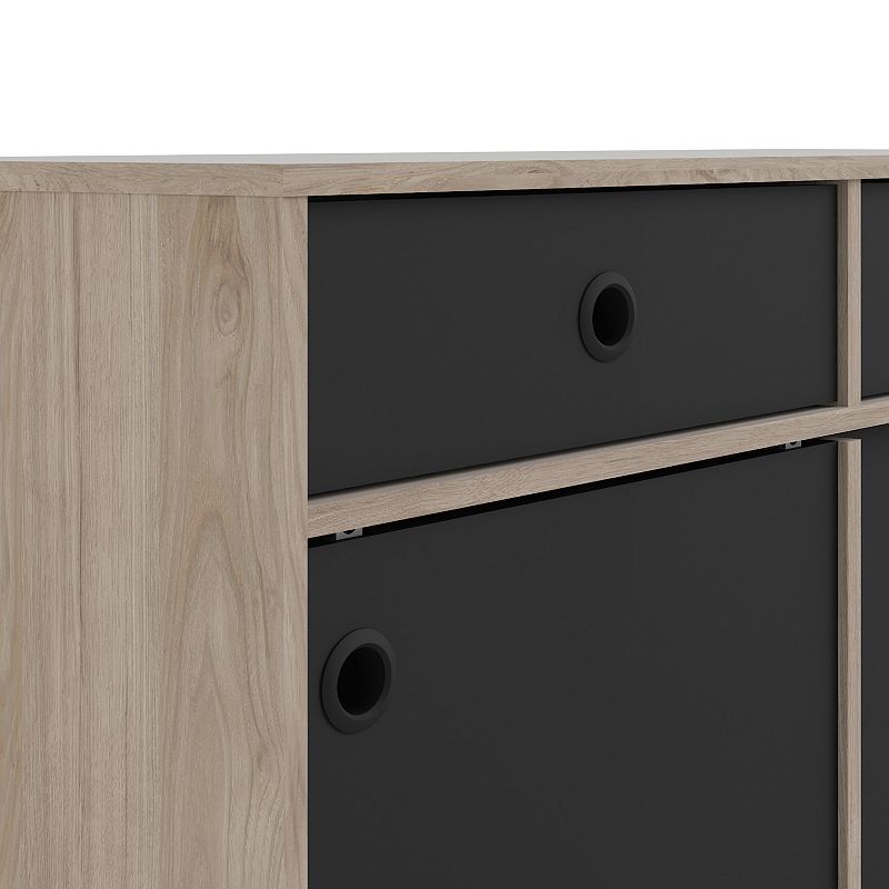 Tvilum 2 Drawer Sideboard with 2 Sliding Doors