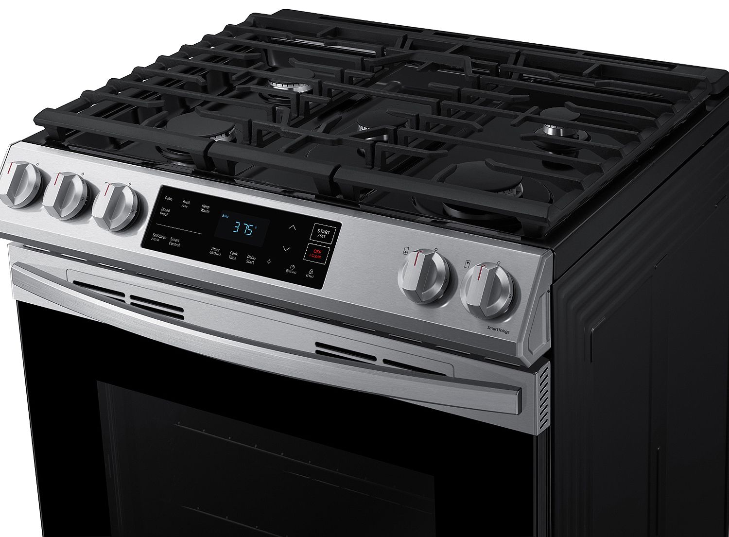  ADA 6 Cu. Ft. Fingerprint Resistant Stainless Steel Front Control Slide-In Gas Range