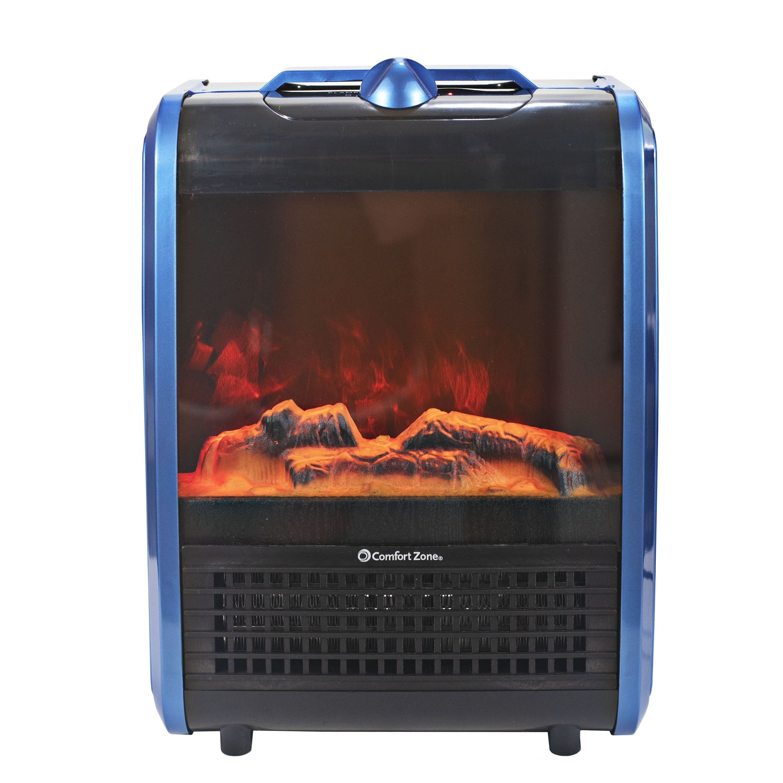 Comfort Zone Mini Portable Electric Fireplace Heater