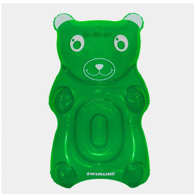 Green Gummy Bear Swimming Pool Float