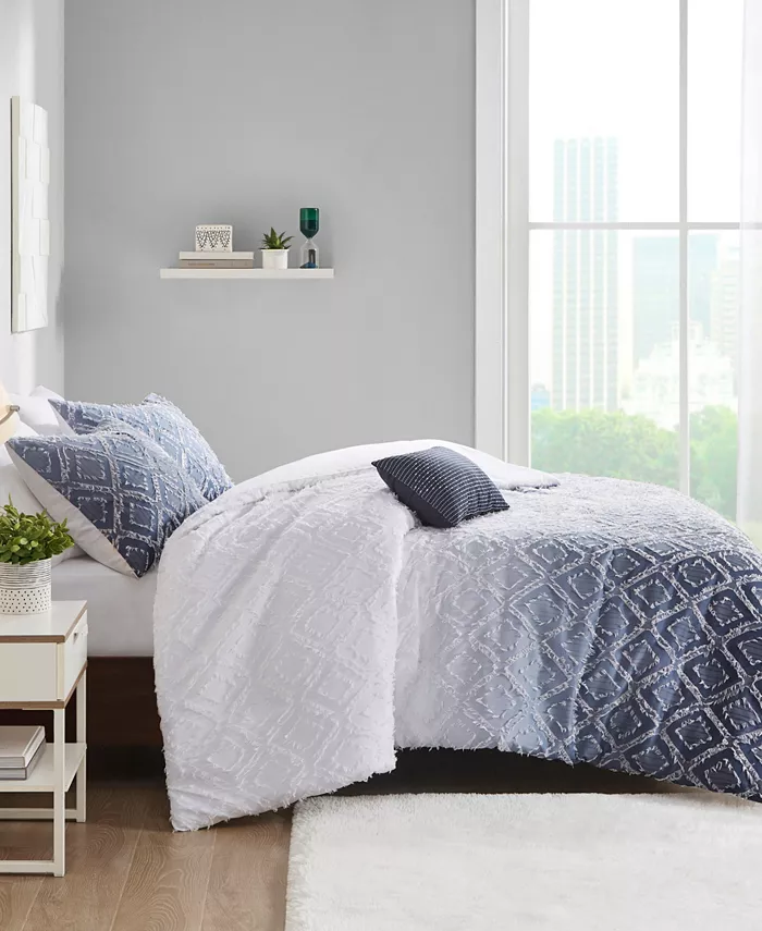 Intelligent Design Ava Ombre 3-Pc. Comforter Set， Twin Twin XL