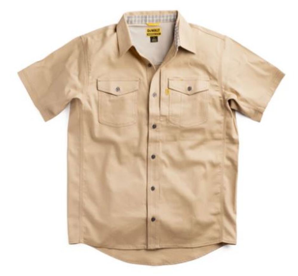 DEWALT Austin Prostretch Work Shirt Sandstone Large DXWW50037-010-L from DEWALT