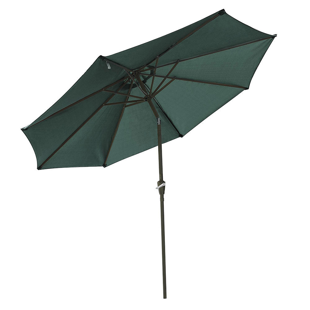 Yescom 9ft 8-Rib Patio Tilt Market Umbrella w/ 200gsm Canopy Color Options