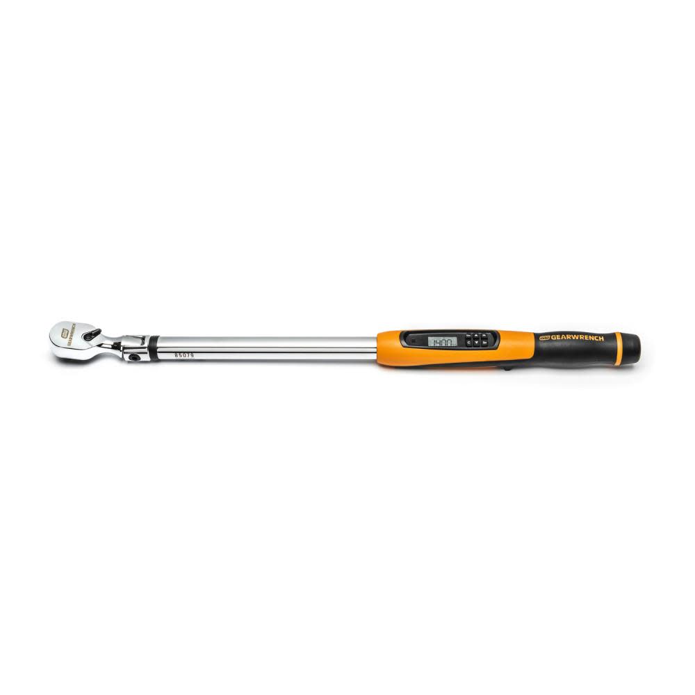 1/2 Flex Head Electronic Torque Wrench with Angle 25-250 ft/Lbs