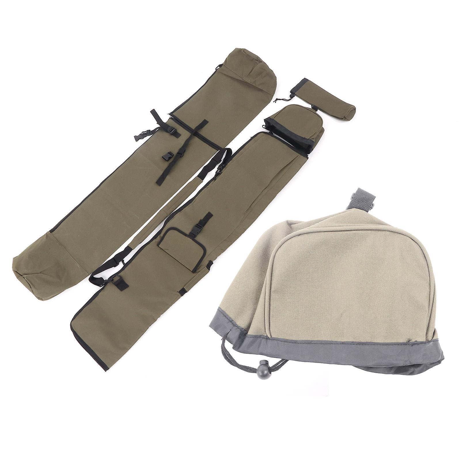 Fishing Rod Bag Holder Carrier Fishing Pole Travel Case Tackle Storage Bag Gear Organizer