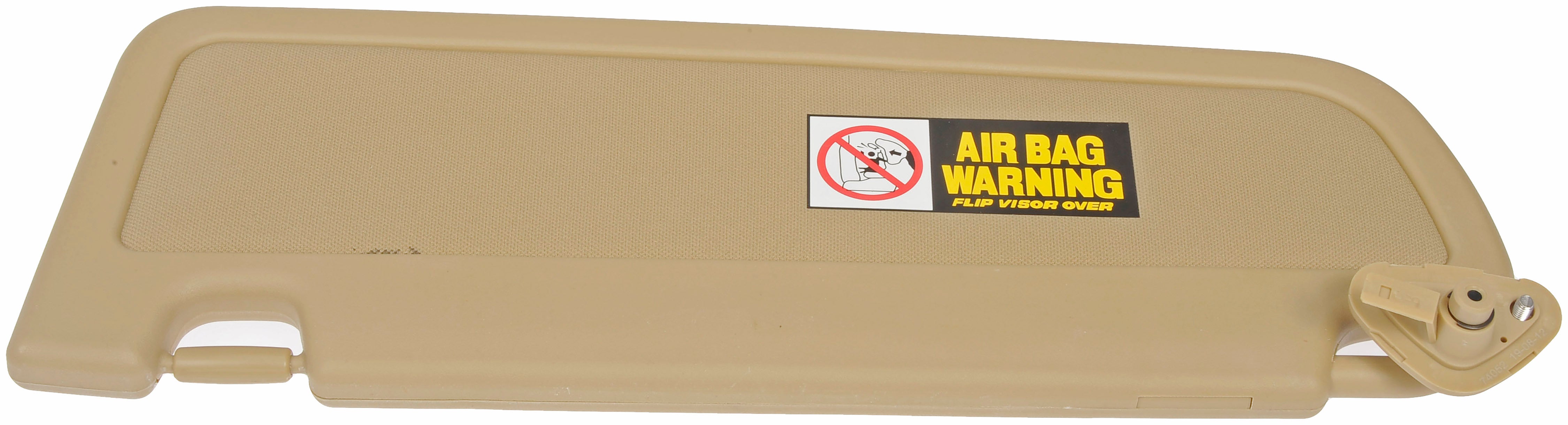 Dorman 74052 Passenger Side Sun Visor Assembly for Specific Honda Models， Beige