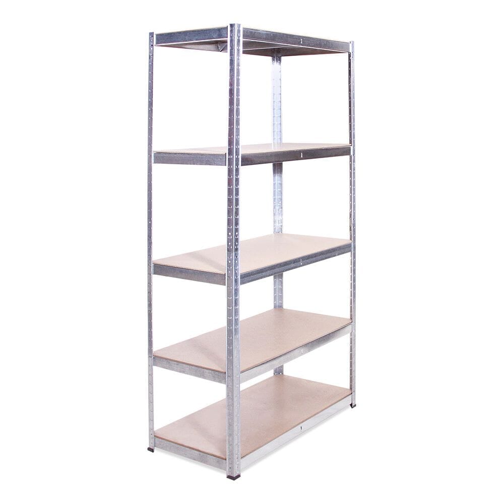 5 Tier Boltless Shelving Unit (set of 4) Plus Workbench