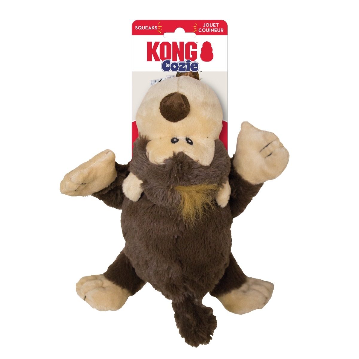 KONG Cozie Funky Monkey - Medium Dog Toy