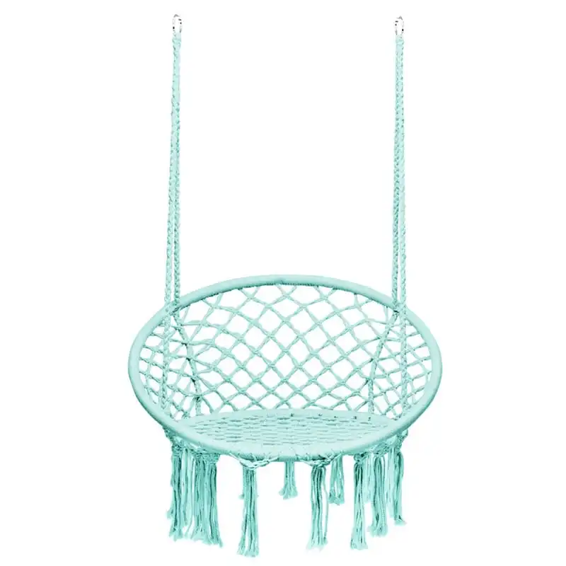 Cotton Rope Hanging Hammock Chair Macrame Swing Chair