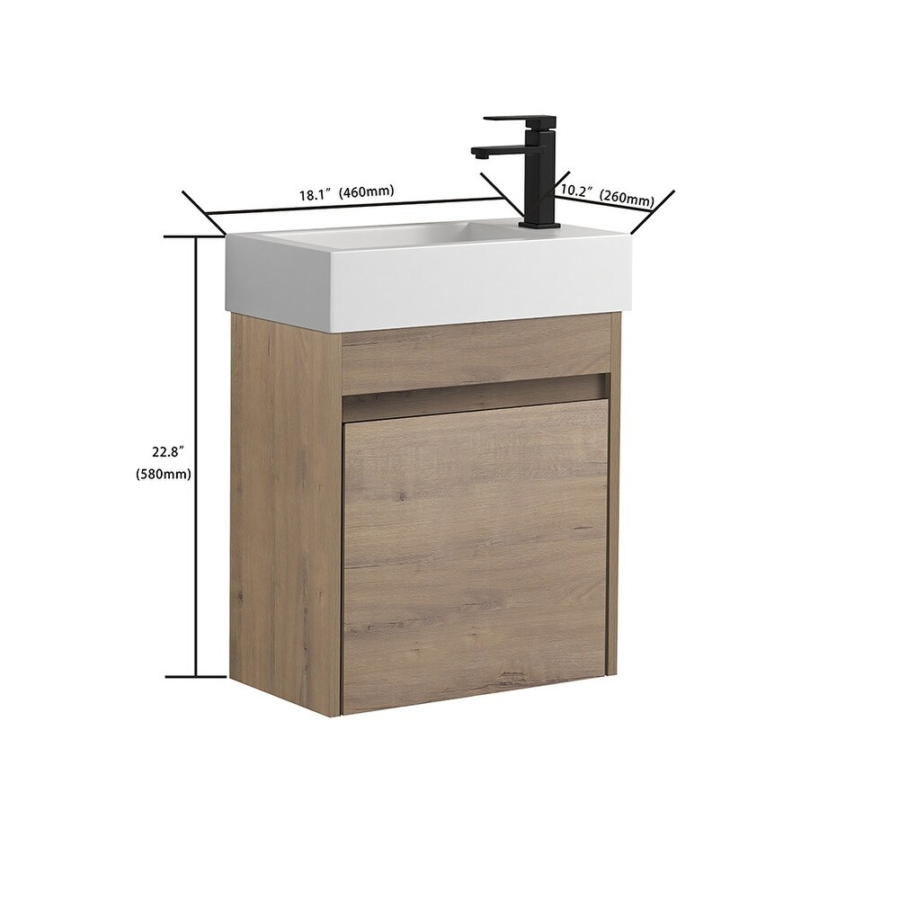 Bathroom Vanity For Small Bathroom With Single Sink Soft Close Doors